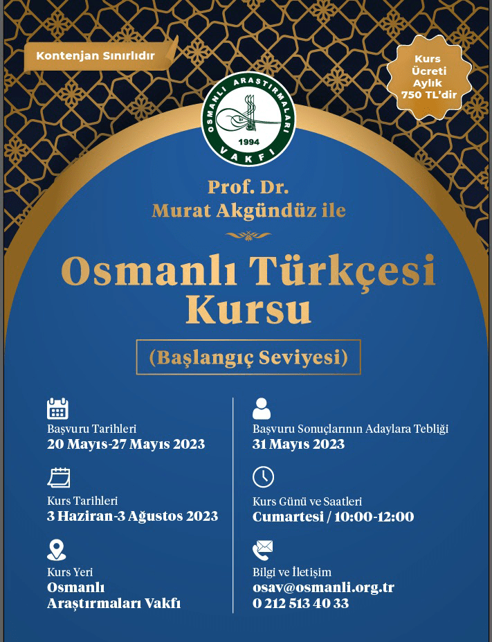 Osmanlıca Öğrenmek İstermisiniz?